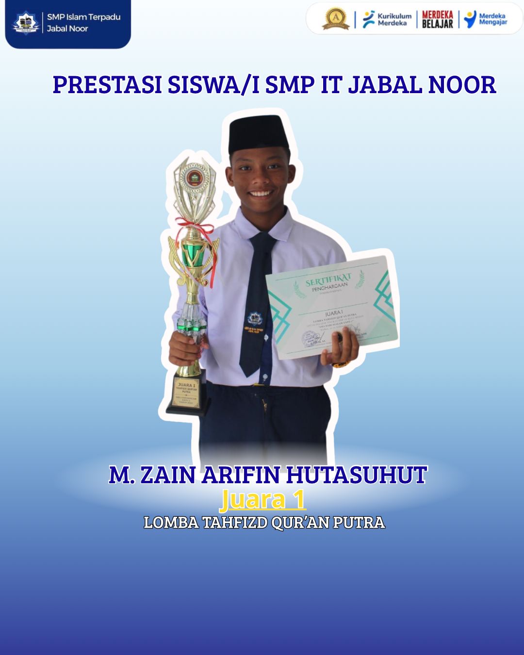 Galeri Juara I Tahfidz Quran